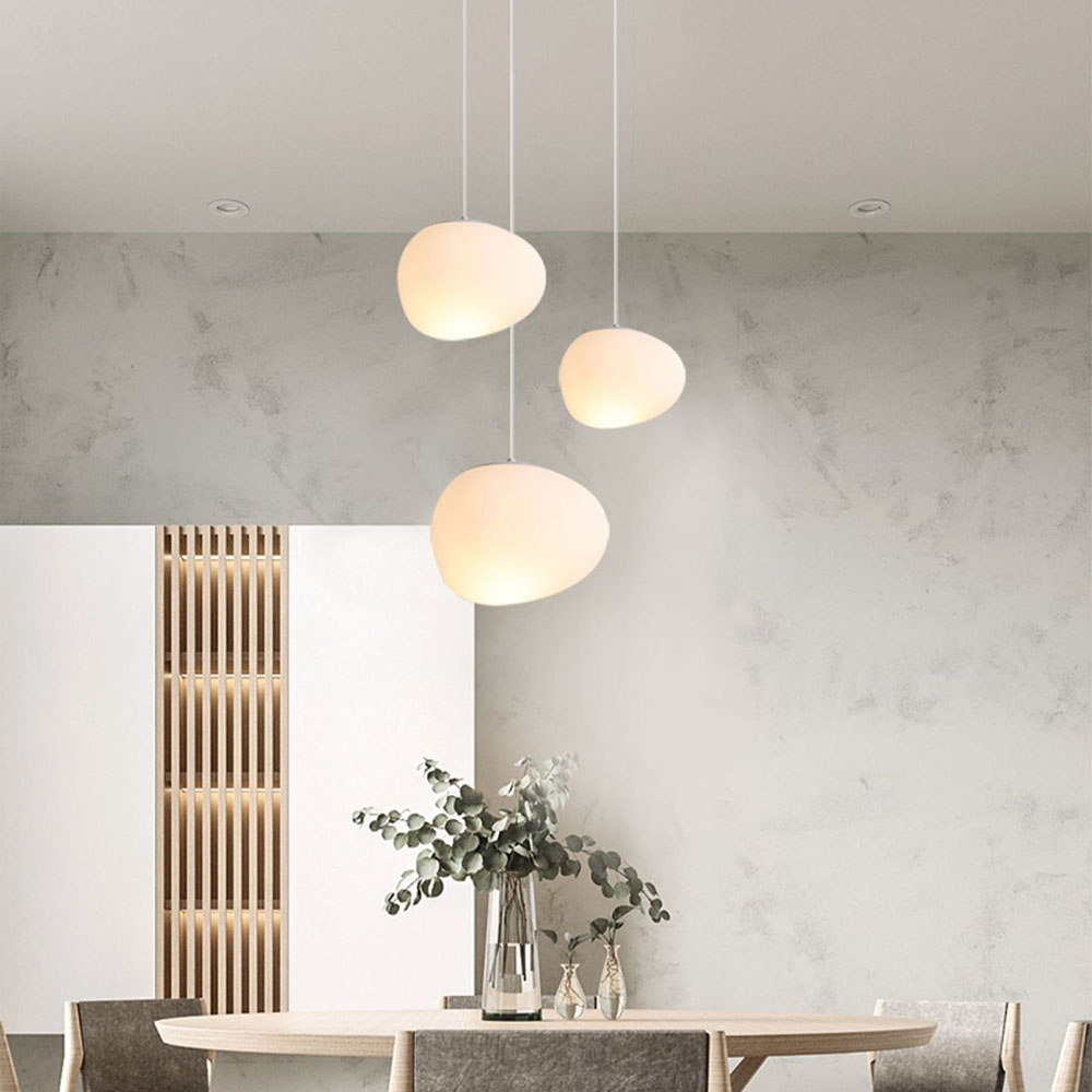 Small Chandelier With Pebbles