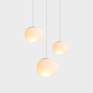 Small Chandelier With Pebbles