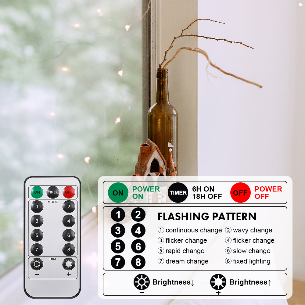 Multicolor LED String Lights