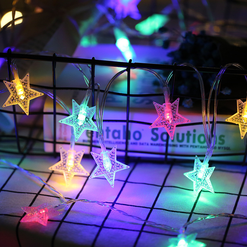 Multicolor Stars String Lights(USB)