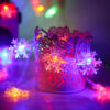 Multicolor Snowflake String Lights(USB)